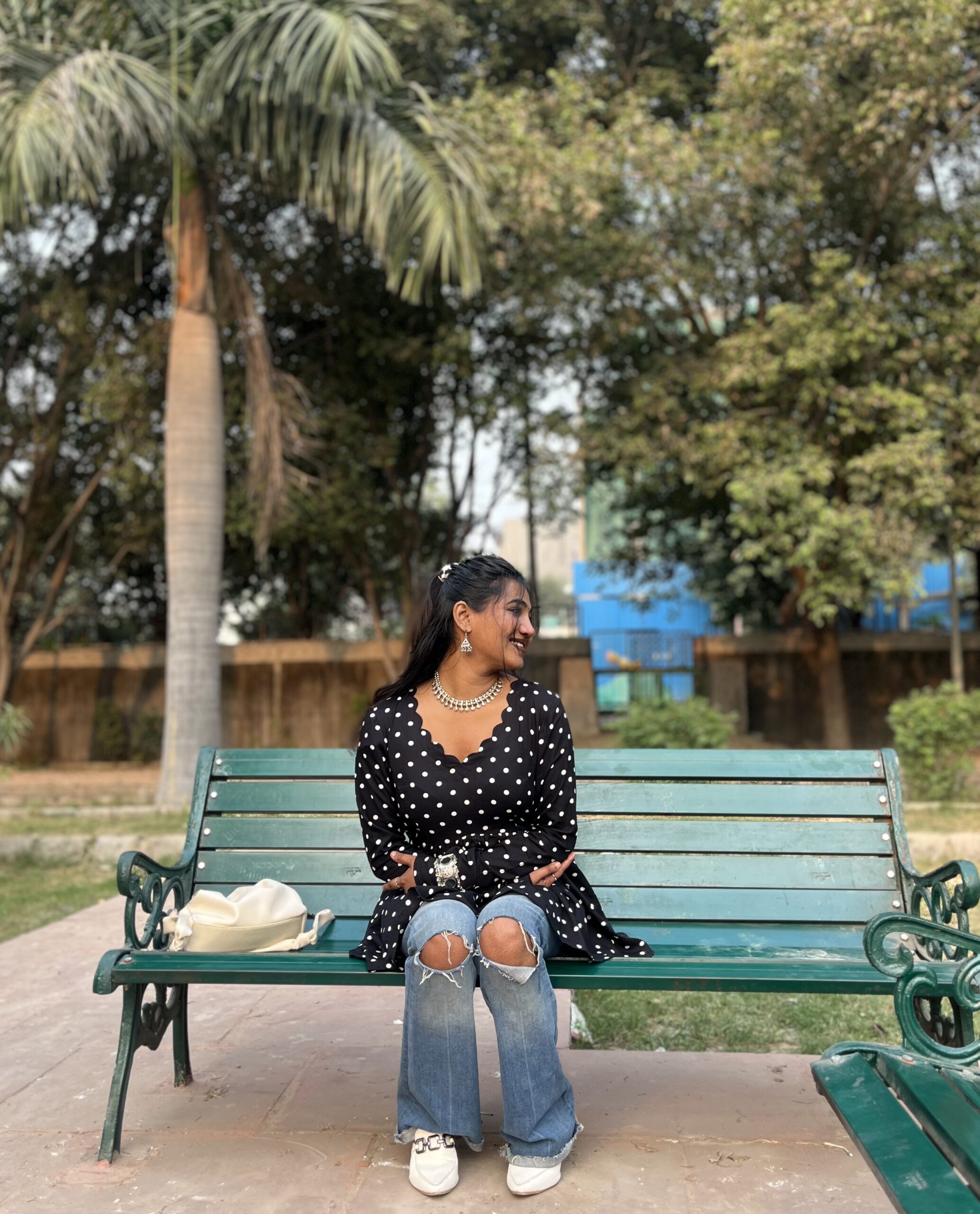 Madhubala Polka- Dot Kurti - Image 3