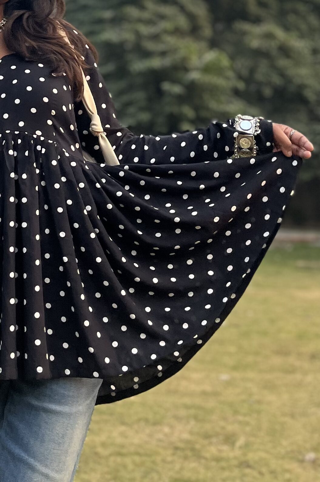 Madhubala Polka- Dot Kurti - Image 6